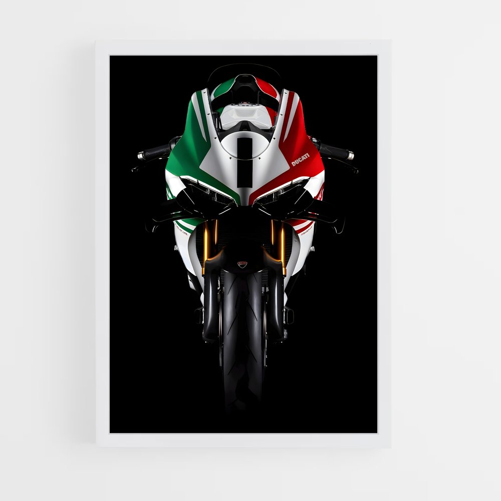 Poster Panigale Tricolore – affiche Ducati (vue 3)